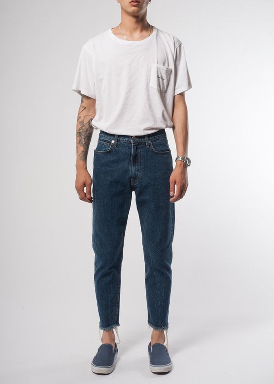 Camisa jeans por dentro da deals calça